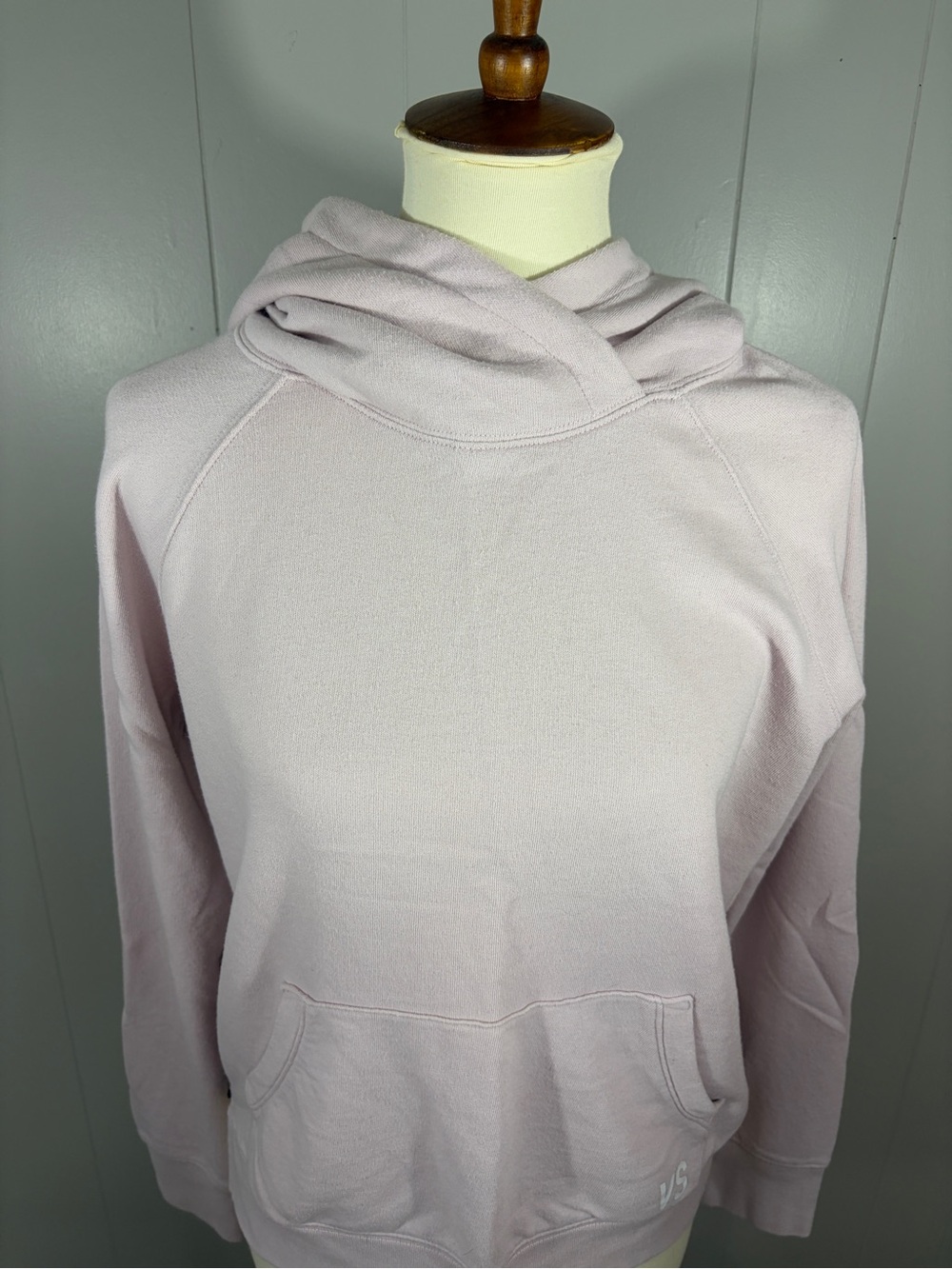Victoria's Secret Pale Pink Hoodie Pullover Sweatshirt - Picture 2 of 7